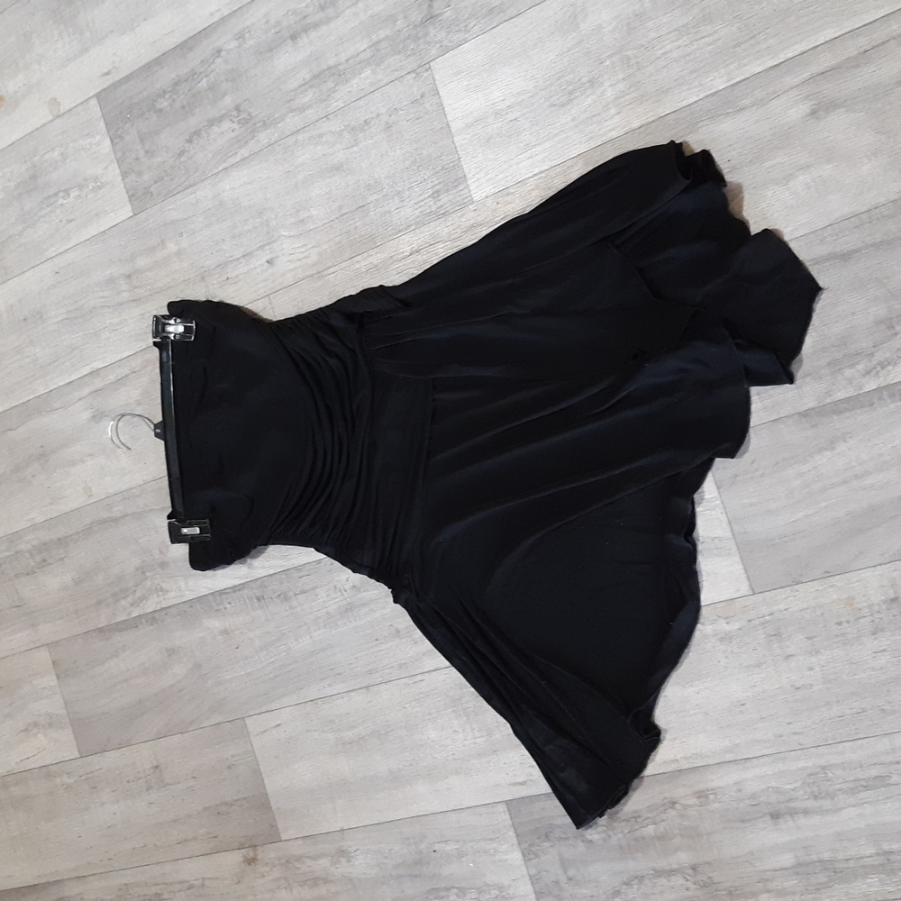 Womens Black Sleeveless Dress HOT KISS Fast Fashion sz Medium b61